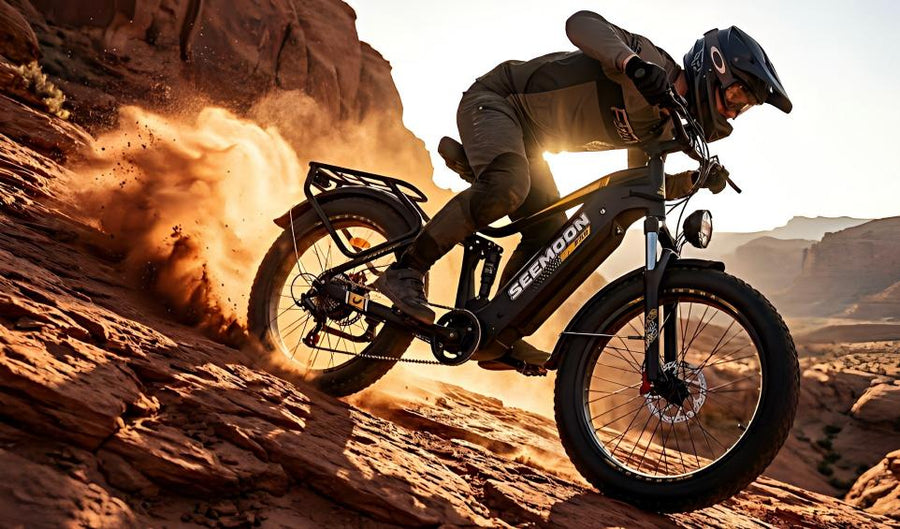Best All-Terrain E-Bike for Mountain Off-Road & Steep Hills – seemoonebike