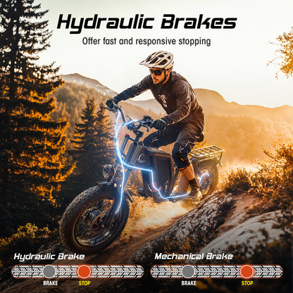 SM2 Dual Motor Electric Bike for Powerful Off-Road Riding