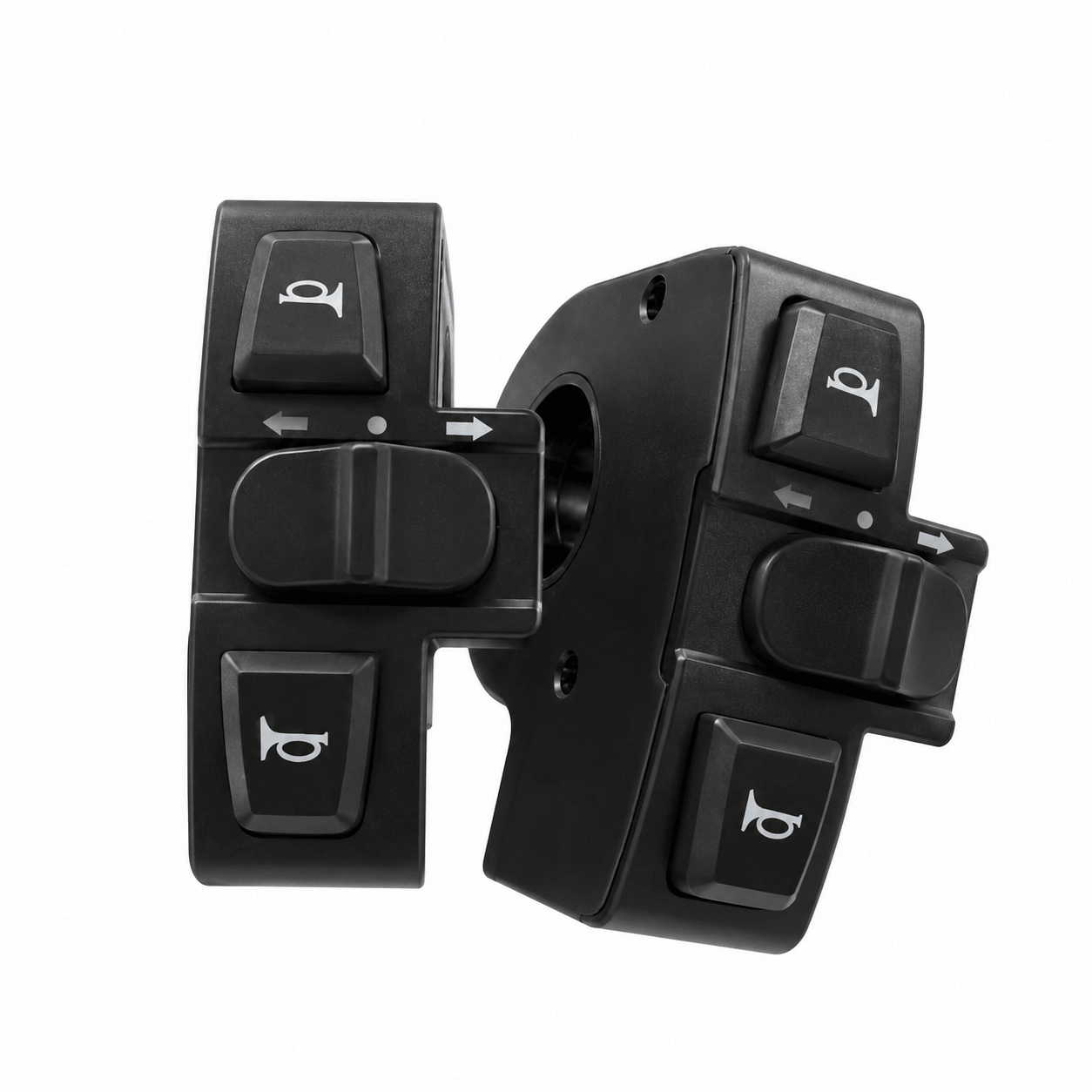 seemoon electric bike 3-in-1 handlebar integrated control switch showing horn buttons and left-right turn signal slider