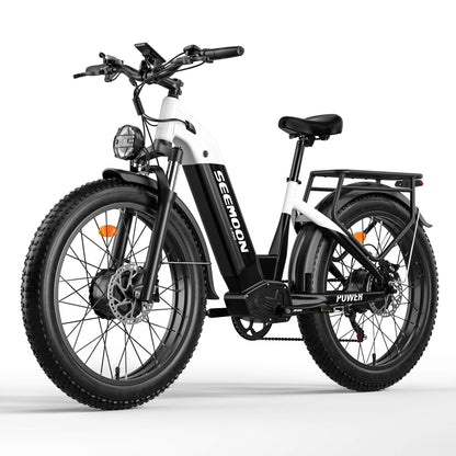 Side view of Seemoon SM1 electric bike in black