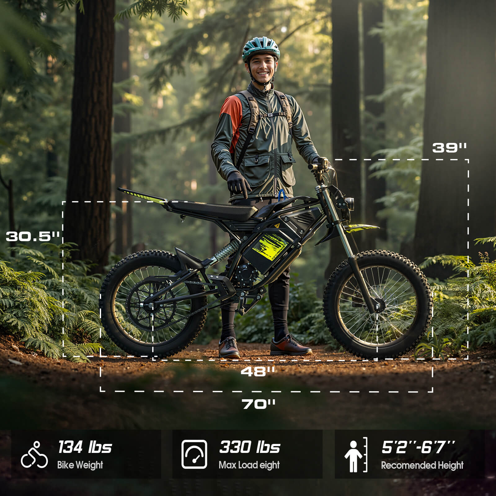 SM4 Electric Motor Bike Built for Confident Off-Road Riding