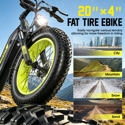 seemoon sm5 ebike 20x4 fat tire