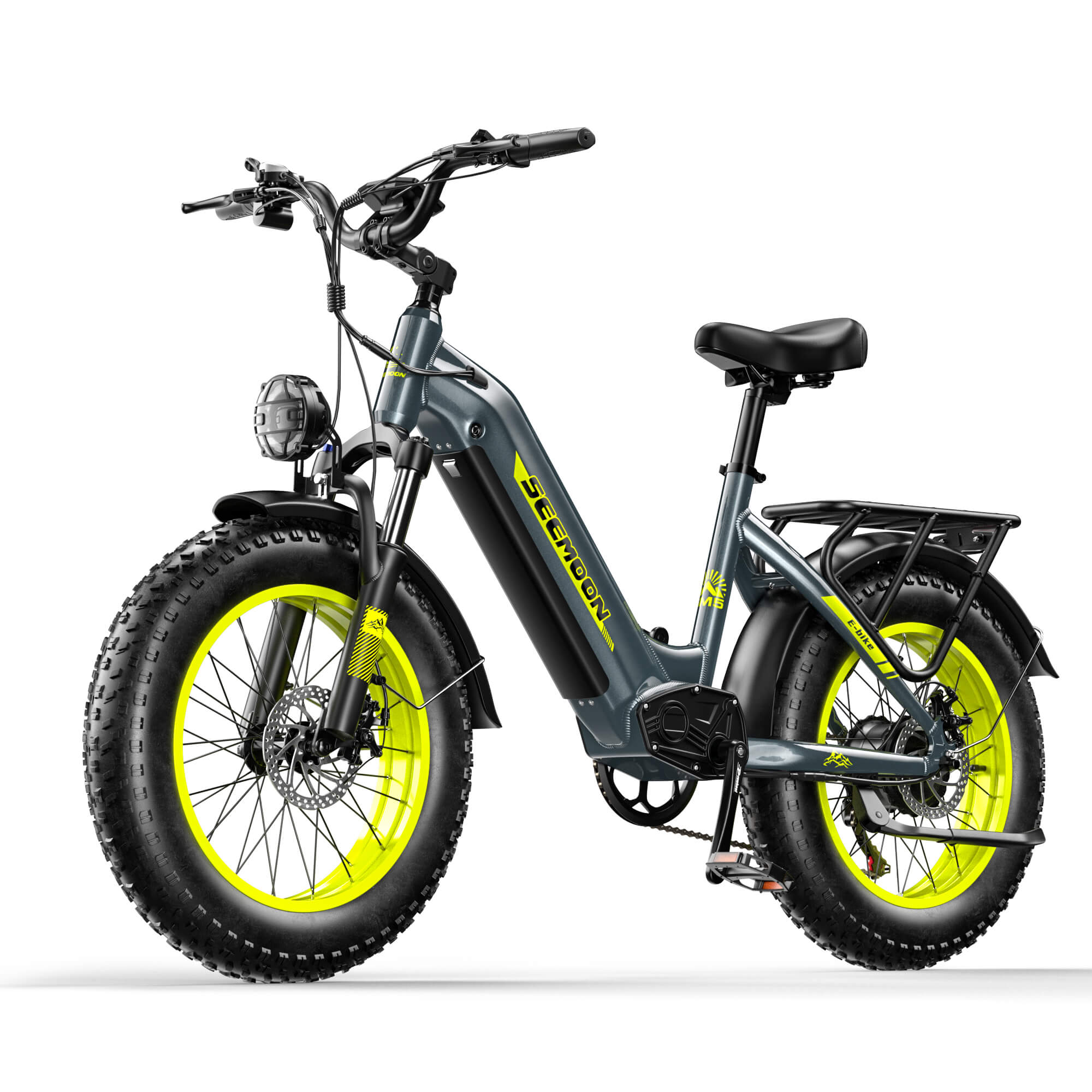 seemoon sm5 ebike gray green