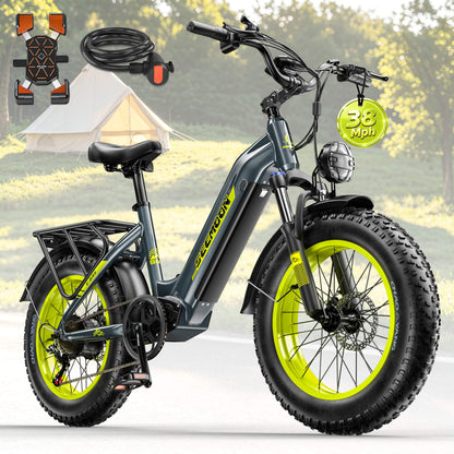 seemoon sm5 ebike gray green