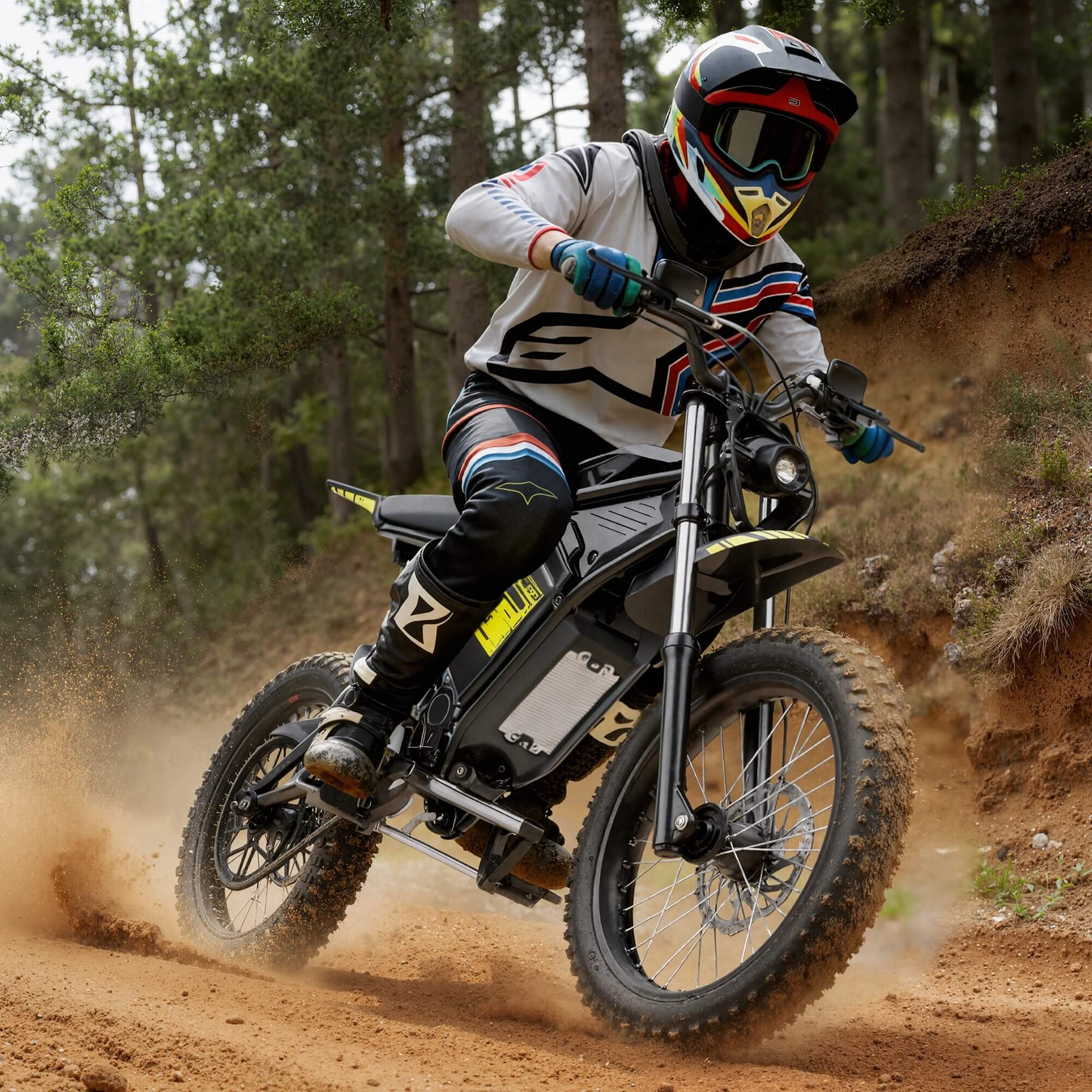 SM4 Electric Motor Bike Built for Confident Off-Road Riding